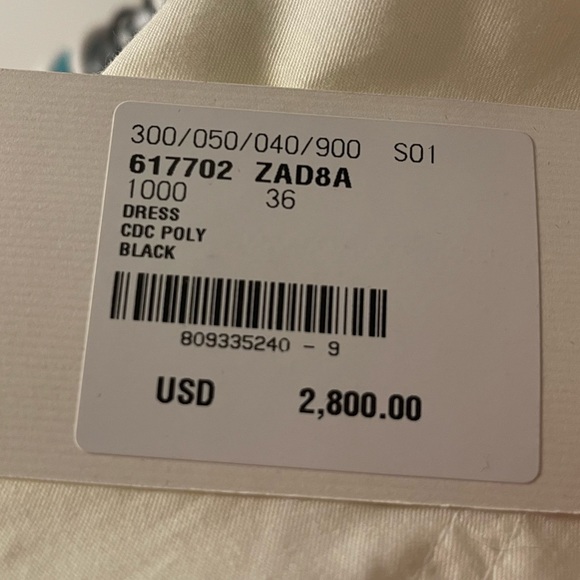 GUCCI 2020 TENT DRESS BLACK - Picture 9 of 13